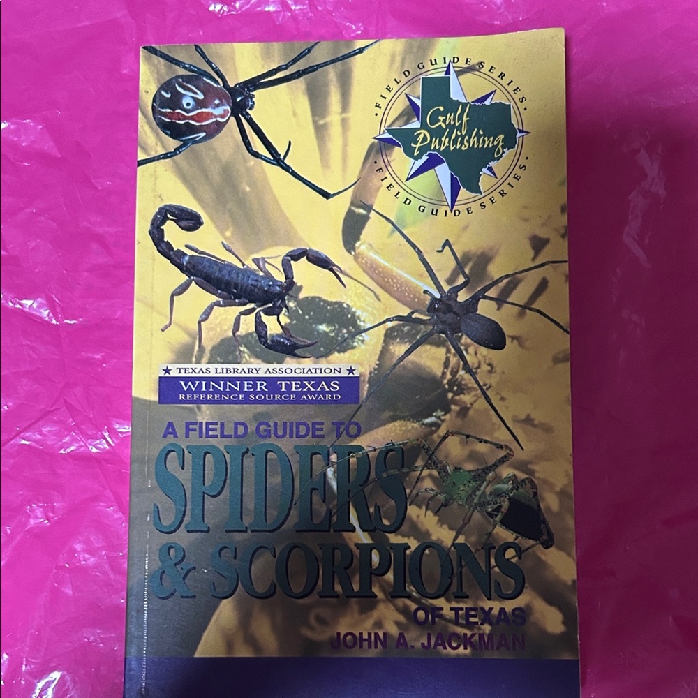 Original Paperbacks Field Guide to Spiders & Scorpions - Yellow and Pink